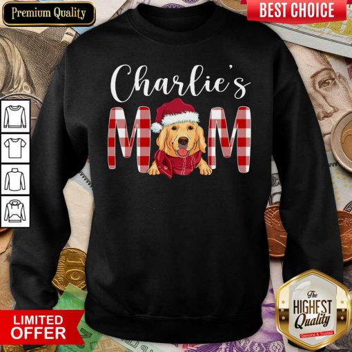Golden Retriever Charlie’s Mom Christmas Sweatshirt - Design By Viewtees.com