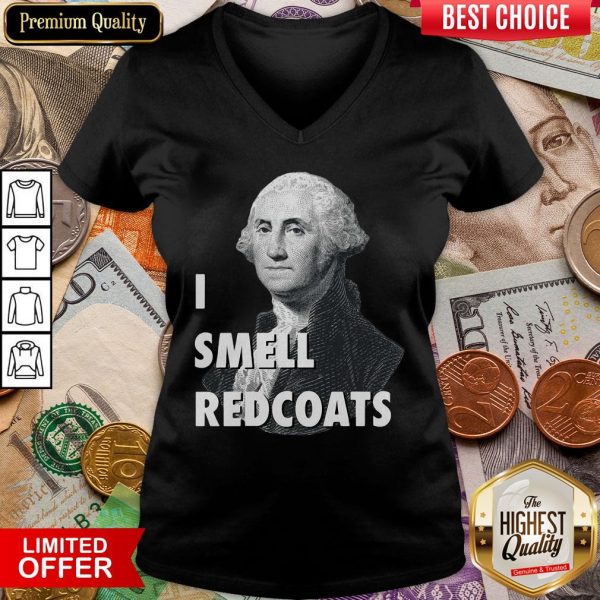 Nice I Smell Redcoats George Washington Funny V-neck - Design By Viewtees.com