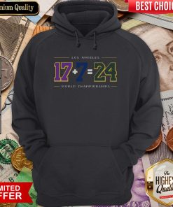 Nice LA24 Shirt Los Angeles Baseball & Basketball World Championships Hoodie - Design By Viewtees.com