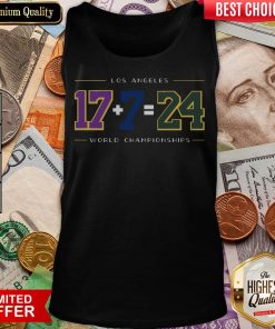 Nice LA24 Shirt Los Angeles Baseball & Basketball World Championships Tank Top - Design By Viewtees.com