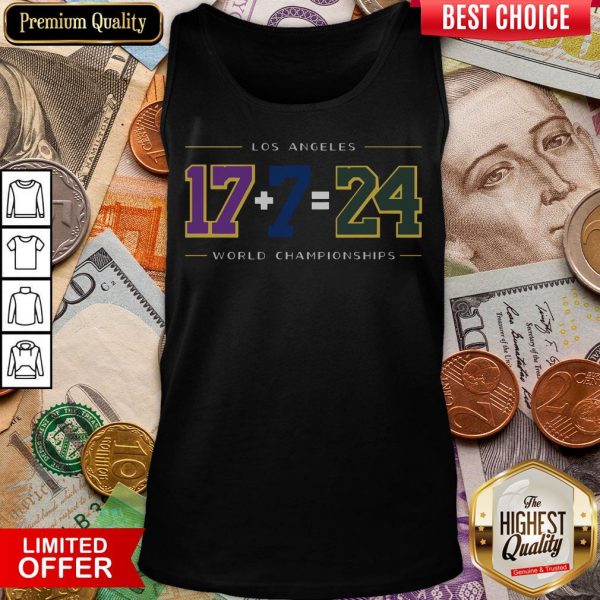Nice LA24 Shirt Los Angeles Baseball & Basketball World Championships Tank Top - Design By Viewtees.com
