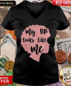 Nice My Looks Like Me Head Black Woman 2020 V-neck - Design By Viewtees.com