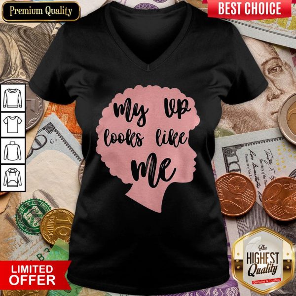 Nice My Looks Like Me Head Black Woman 2020 V-neck - Design By Viewtees.com