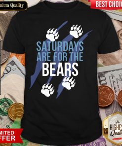 Nice Saturdays Are For The Bears Me Shirt- Design By Viewtees.com