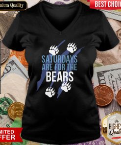 Nice Saturdays Are For The Bears Me V-neck - Design By Viewtees.com