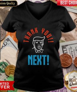Nice Thank You Next Donald Trump V-neck - Design By Viewtees.com