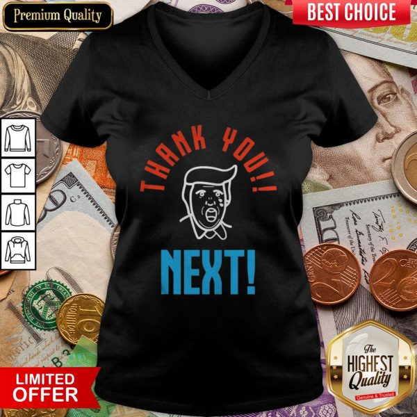 Nice Thank You Next Donald Trump V-neck - Design By Viewtees.com