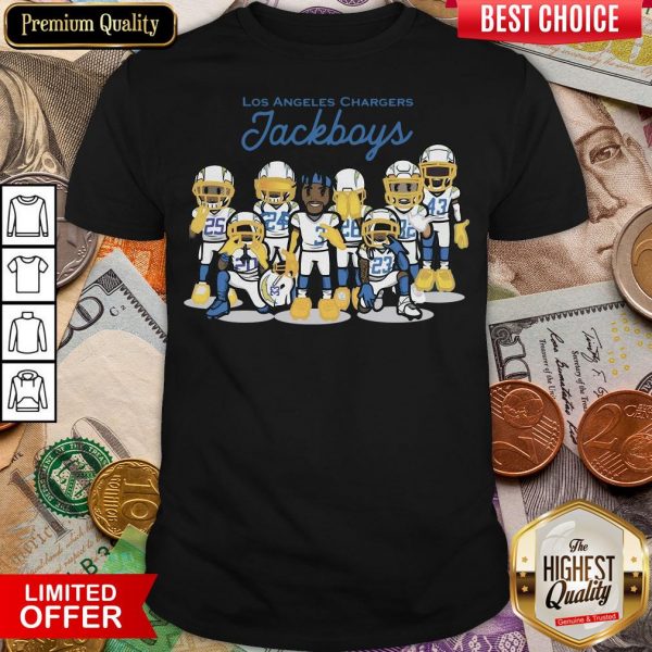 Official Los Angeles Chargers Jackboyz Team Photo Football Shirt - Design By Viewtees.com