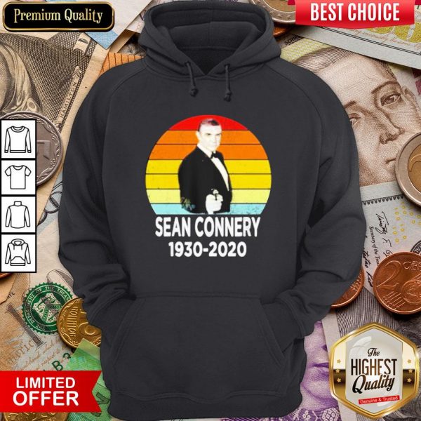 Official Rip Sean Connery 1930 2020 Vintage Hoodie - Design By Viewtees.com