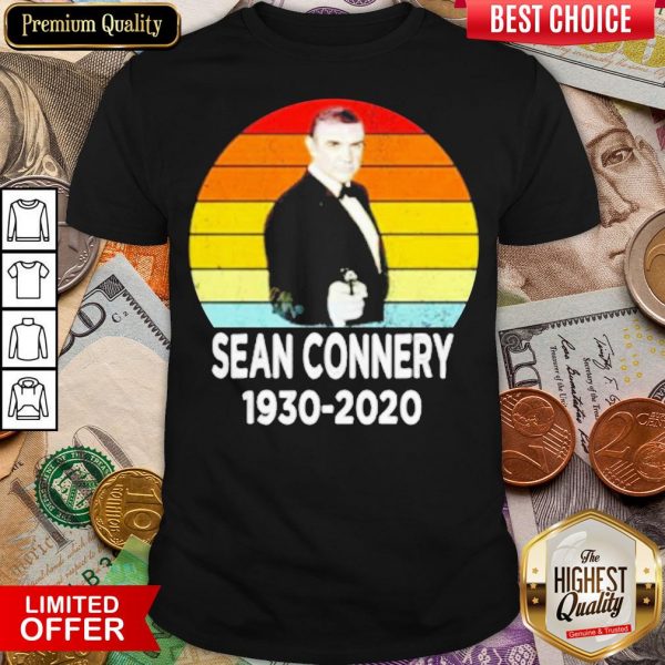 Official Rip Sean Connery 1930 2020 Vintage Shirt- Design By Viewtees.com