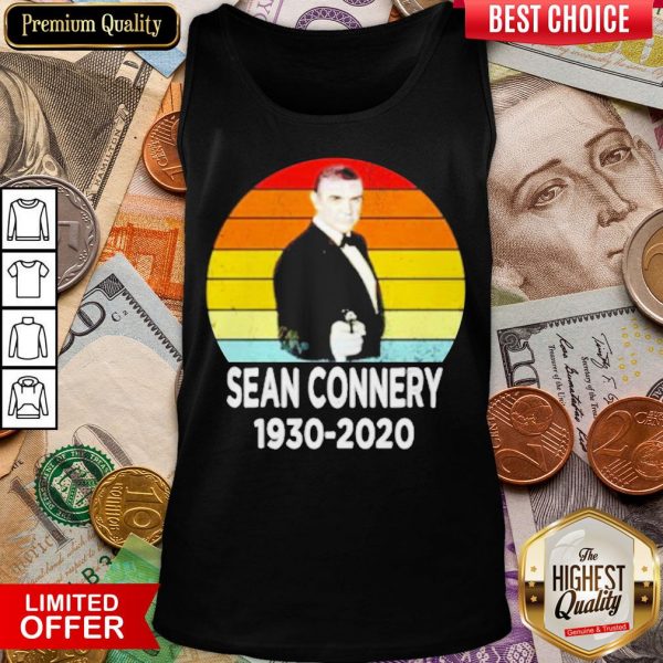 Official Rip Sean Connery 1930 2020 Vintage Tank Top - Design By Viewtees.com