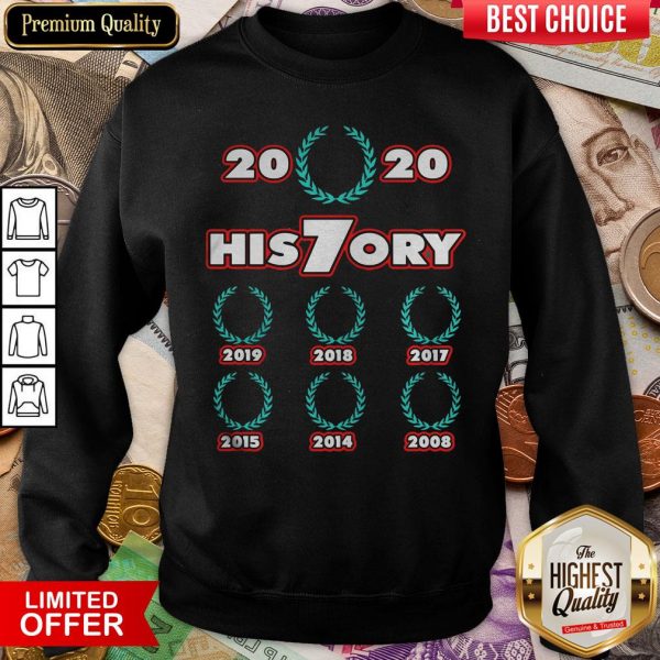 Premium 2020 His7ory Times World Champion Sweatshirt - Design By Viewtees.com