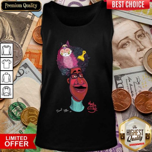 Made With Soul Disney Pixar Soul ‘Joe And His Fro’ By Bianca Pastel And Hue Tank Top - Design By Viewtees.com