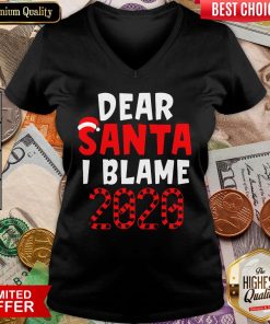Official Dear Santa I Can Explain Christmas 2020 V-neck - Design By Viewtees.com