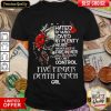 Skull Hated By Many Loved By Plenty Heart On Her She Can’t Control Five Finger Death Punch Girl Shirt - Design By Viewtees.com