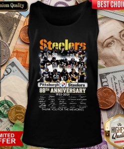 Steelers Pittsburgh Steelers 88th Anniversary 1933 2021 Thank You For The Memories Signatures Tank Top - Design By Viewtees.com