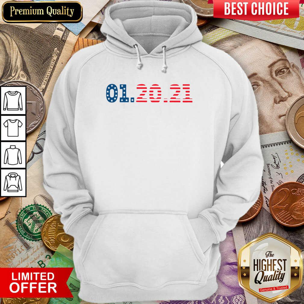 American Flag 01 20 2021 Inauguration Day Hoodie - Design By Viewtees.com 
