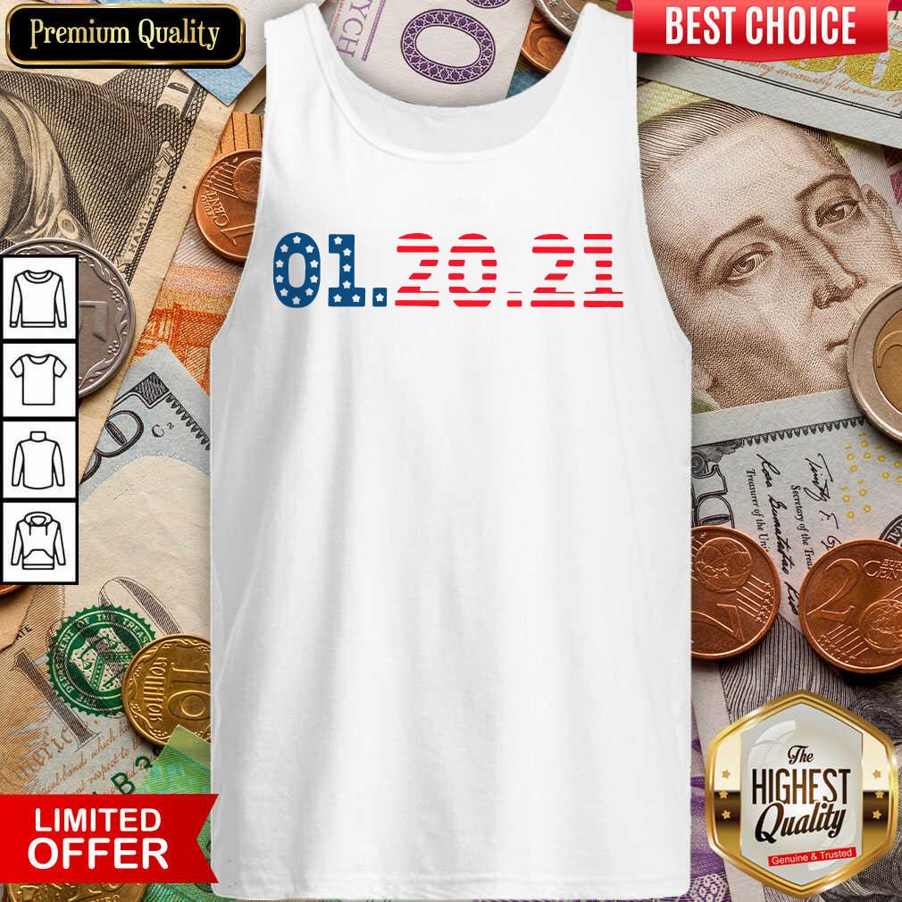 American Flag 01 20 2021 Inauguration Day Tank Top - Design By Viewtees.com