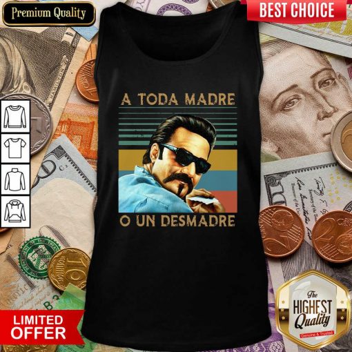Blood In Blood Out A Toda Madre O Un Desmadre Vintage Tank Top - Design By Viewtees.com