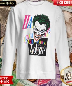 DC Joker Large Brian Bolland Art White 1987 Vintage Sweatshirt - Design By Viewtees.com