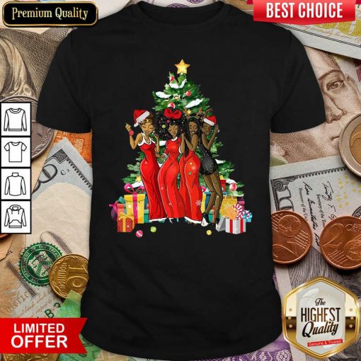 Girl Magic Merry Christmas Tree Collection Shirt - Design By Viewtees.com