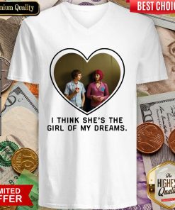 Michael Cera And Mary Elizabeth I Think Shes The Girl Of My Dreams V-neck - Design By Viewtees.com