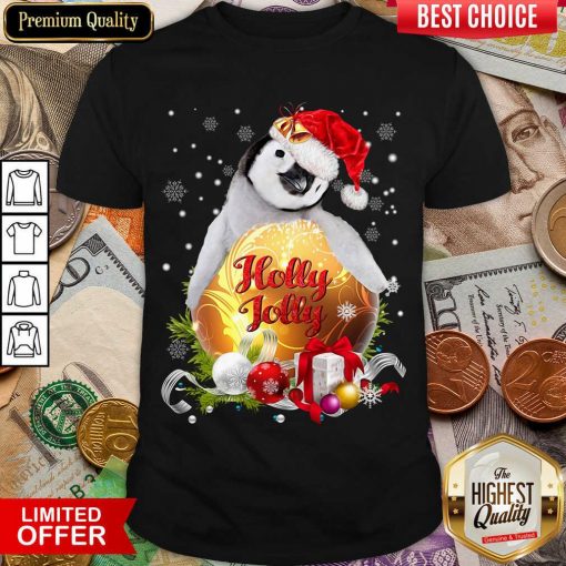 Penguin Holly Jolly Ball For You For Penguin Lover Crewneck Christmas Shirt - Design By Viewtees.com