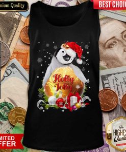 Penguin Holly Jolly Ball For You For Penguin Lover Crewneck Christmas Tank Top - Design By Viewtees.com