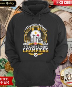 Pittsburgh Steelers 2020 Afc South Division Champions Hoodie - Design By Viewtees.com