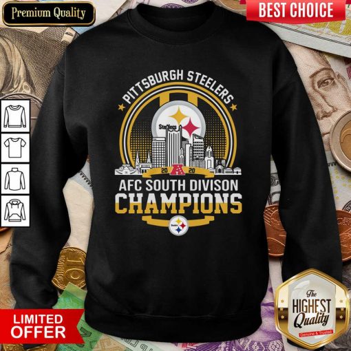 Pittsburgh Steelers 2020 Afc South Division Champions Sweatshirt - Design By Viewtees.com