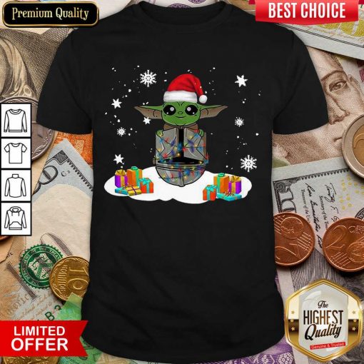 Santa Baby Yoda Merry Christmas Gift Shirt - Design By Viewtees.com
