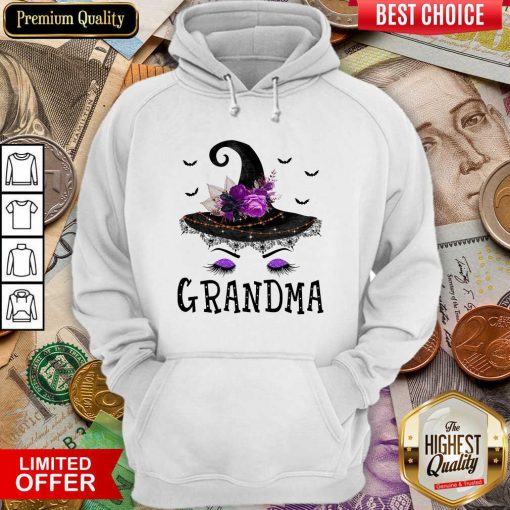 Grandma Witch Hat Halloween Hoodie - Design By Viewtees.com