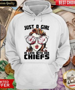 Just A Girl In Love With Her Chiefs Hoodie - Design By Viewtees.com