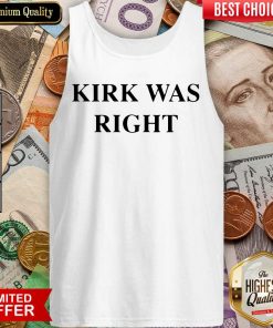 Kirk Was Right Unisex Tank Top - Design By Viewtees.com