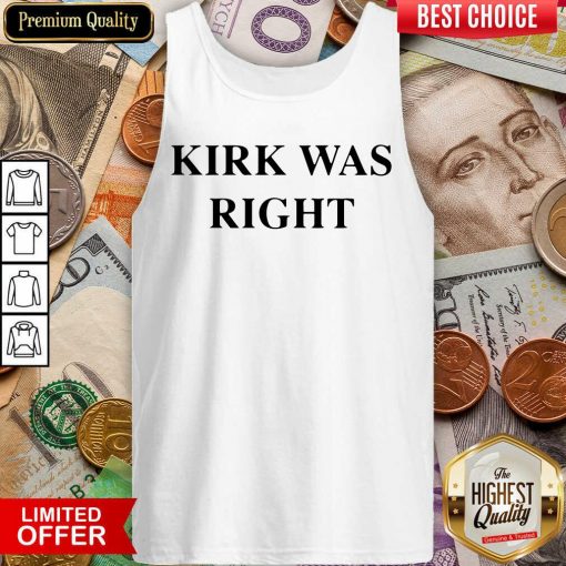 Kirk Was Right Unisex Tank Top - Design By Viewtees.com