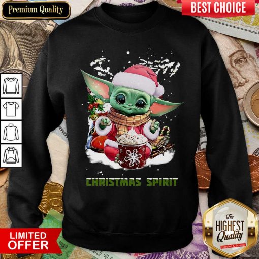Santa Baby Yoda Christmas Spirit Sweatshirt - Design By Viewtees.com