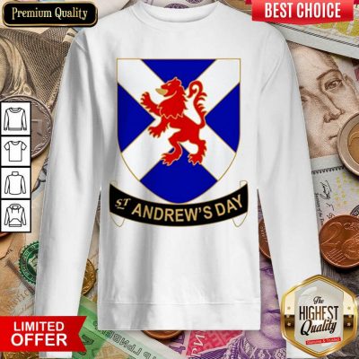 St Andrew's Day Celebration Sweatshirt - Design By Viewtees.com 