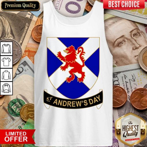 St Andrew's Day Celebration Tank Top - Design By Viewtees.com