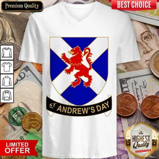 St Andrew's Day Celebration V-neck - Design By Viewtees.com