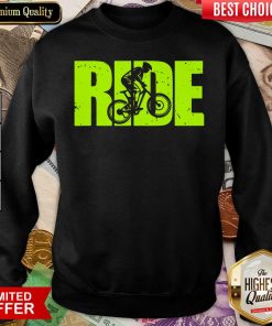 The Ride Bike Sweatshirt - Design By Viewtees.com