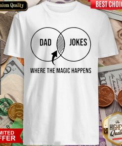 Dad Jokes Where The Magic Happens Gift Shirt - Design By Viewtees.com