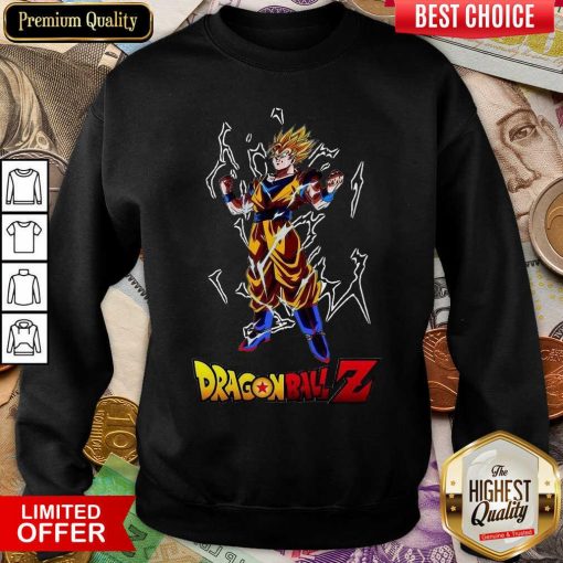 Dragon Ball Z Son Goku Super Saiyan Sweatshirt - Design By Viewtees.com