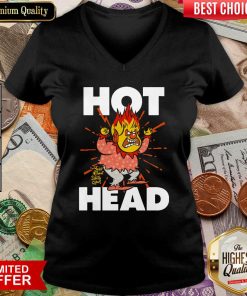 Heat Miser Hot Head The Year Without A Santa Claus V-neck - Design By Viewtees.com