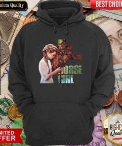 In A World Full Of Princesses Be A Horse Girl Hoodie - Design By Viewtees.com