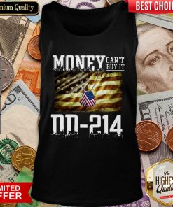Money Can’t Buy It DD-214 American Flag Tank Top - Design By Viewtees.com