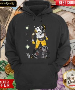 Pittsburgh Steelers JuJu Smith And Oakland Raiders Antonio Brown Hoodie - Design By Viewtees.com