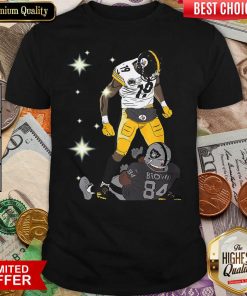 Pittsburgh Steelers JuJu Smith And Oakland Raiders Antonio Brown Shirt - Design By Viewtees.com