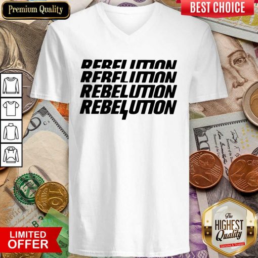 Rebelution Merch V-neck - Design By Viewtees.com