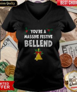 You’re A Massive Pestive Bellend V-neck - Design By Viewtees.com