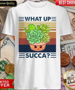 Cactus What Up Succa Vintage Retro Shirt - Design By Viewtees.com
